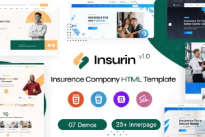 Insurin – 保险公司 HTML 模板