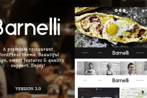 Barnelli v3.0.8 – 餐厅响应式 WordPress 主题