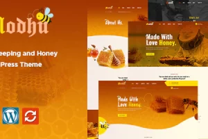 Modhu v1.0.3 – Beekeeping and Honey WordPress 主题