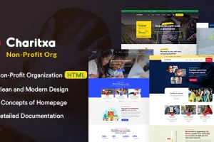 Charitxa – 多用途非营利性 HTML 模板