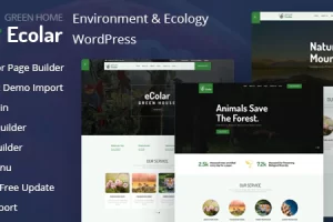 Ecolar v2.0.0 – 环境与生态 WordPress 主题