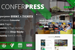 ConferPress v2.8 – 多用途活动门票 WordPress 主题