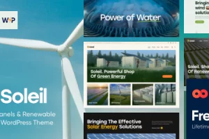 Soleil v1.0-太阳能电池板和可再生能源WordPress主题