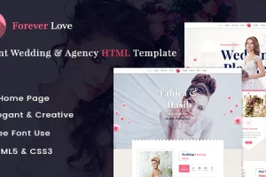 Forever Love – Wedding & Agency HTML 模板