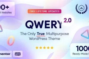 Qwery v2.1.0 – 多用途商务 WordPress 主题 + RTL