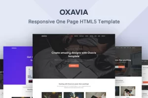 Oxavia – 响应式单页模板