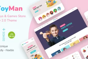 ToyMan v1.0-儿童玩具和婴儿商店Shopify 2.0主题