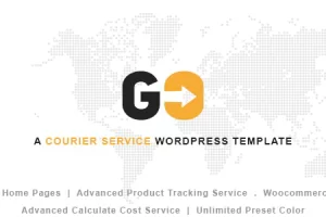 GO Courier v2.5.4 – Delivery Transport WordPress 主题