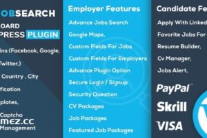 JobSearch v2.2.4 – WP Job Board WordPress 插件