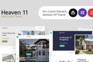 Heaven11 v1.0.8 – Property & Apartment Real Estate WordPress 主题