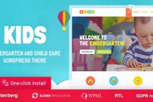 Kids v1.2.4 – 儿童日托和幼儿园 WordPress 主题