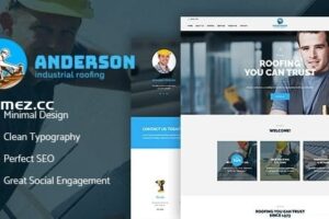 Anderson v1.2.5 – Industrial Roofing Services Construction WordPress 主题