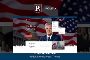 Politix v1.0.5 – 政治运动 WordPress 主题