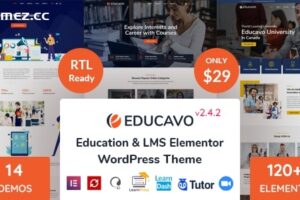 Educavo v3.0.0 – 在线课程和教育 WordPress 主题