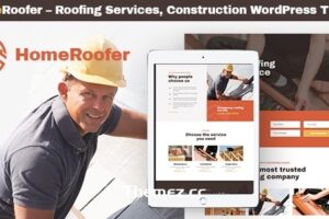 HomeRoofer v1.0.8 – Roofing Company Services & Construction WordPress 主题
