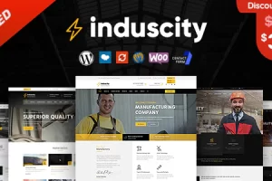 Induscity v1.3.5 – 工厂和制造 WordPress 主题