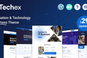 Techex v1.0.5 – IT 解决方案和技术 WordPress 主题