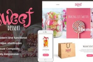 Sweet Dessert v1.1.8 – Sweet Shop & Cafe WordPress 主题
