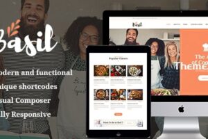 Basil v1.3.7 – 烹饪班和工作坊 WordPress 主题