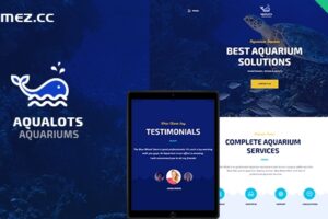 Aqualots v1.1.5 – 水族馆服务 WordPress 主题