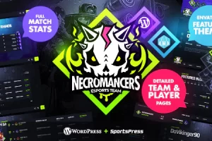 Necromancers v1.2.1 – 电子竞技和游戏团队 WordPress 主题