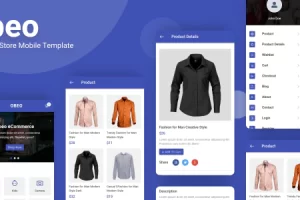 Obeo – Shop and Store Mobile Template