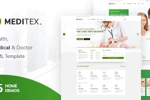 Meditex – 健康和医疗 HTML 模板