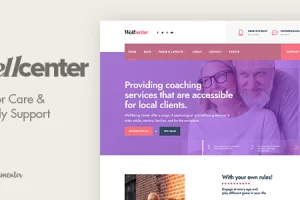 Wellcenter v1.3 – 老年护理和支持WordPress主题