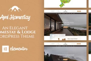 Ami Homestay v1.1.0 – 酒店预订WordPress主题