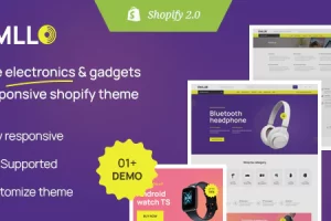 Emllo v1.0 – 电子产品和小工具响应式Shopify主题