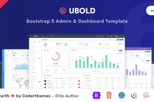 Ubold v6.1 – 管理员和仪表板模板