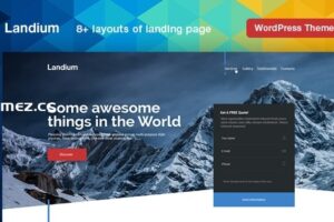 Landium v2.3.4 – WordPress 应用落地页