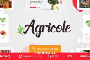 Agricole v1.1.0 – 有机食品和农业 WordPress 主题