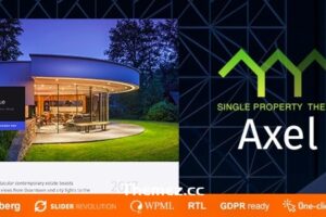 Axel v1.1.2 – 单一物业房地产主题。