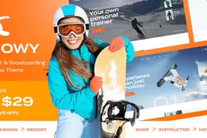 Snowy v1.0.0-雪山度假村和滑雪场WordPress主题