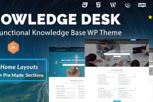 Knowledgedesk v1.3.2 – 知识库 WordPress 主题