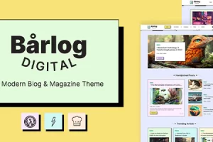 Barlog v1.1.1 – A Modern Blog & Magazine Theme