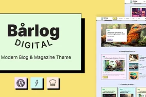 Barlog v1.1 – 一个现代化的博客和杂志主题