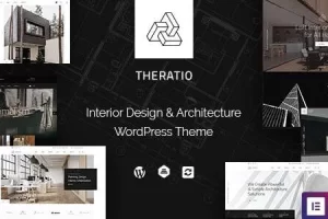 Theratio v1.2.5.1是一款架构和室内设计Elementor主题