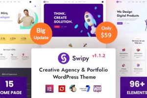 Swipy v1.1.2 – 创意代理机构WordPress主题