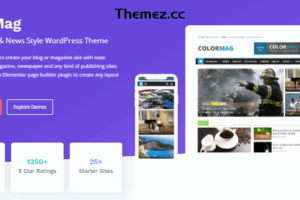 ColorMag Pro 4.0.1 – #1 杂志和新闻风格WordPress主题