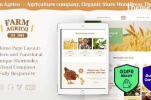 Farm Agrico v1.3.7 – 农业业务 WordPress 主题