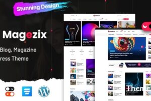 Magezix v1.0.5 – WordPress报纸杂志主题。