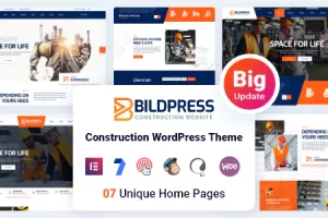 BildPress v1.3.2 – 建筑 WordPress 主题 + RTL