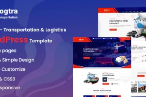 Logtra v1.0 – 运输与物流的WordPress主题