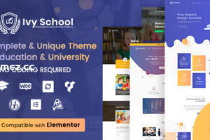 Ivy School v1.5.3 – 教育、大学和学校主题