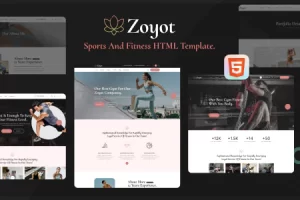 Zoyot – 运动和健身 HTML 模板