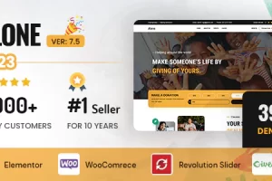 Alone v7.5.5 – 慈善多用途非营利WordPress主题