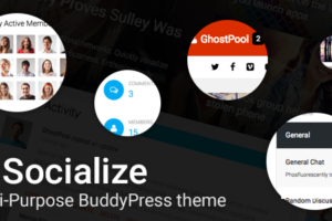 Socialize v2.43.5 – 多功能BuddyPress主题