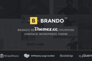 Brando v2.3 – 响应式多用途单页 WordPress 主题